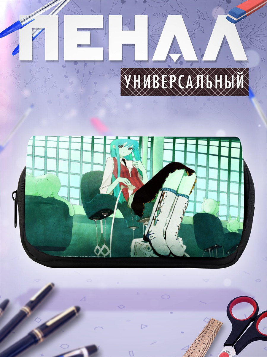 Пенал-косметичка Мику Хацунэ в кресле