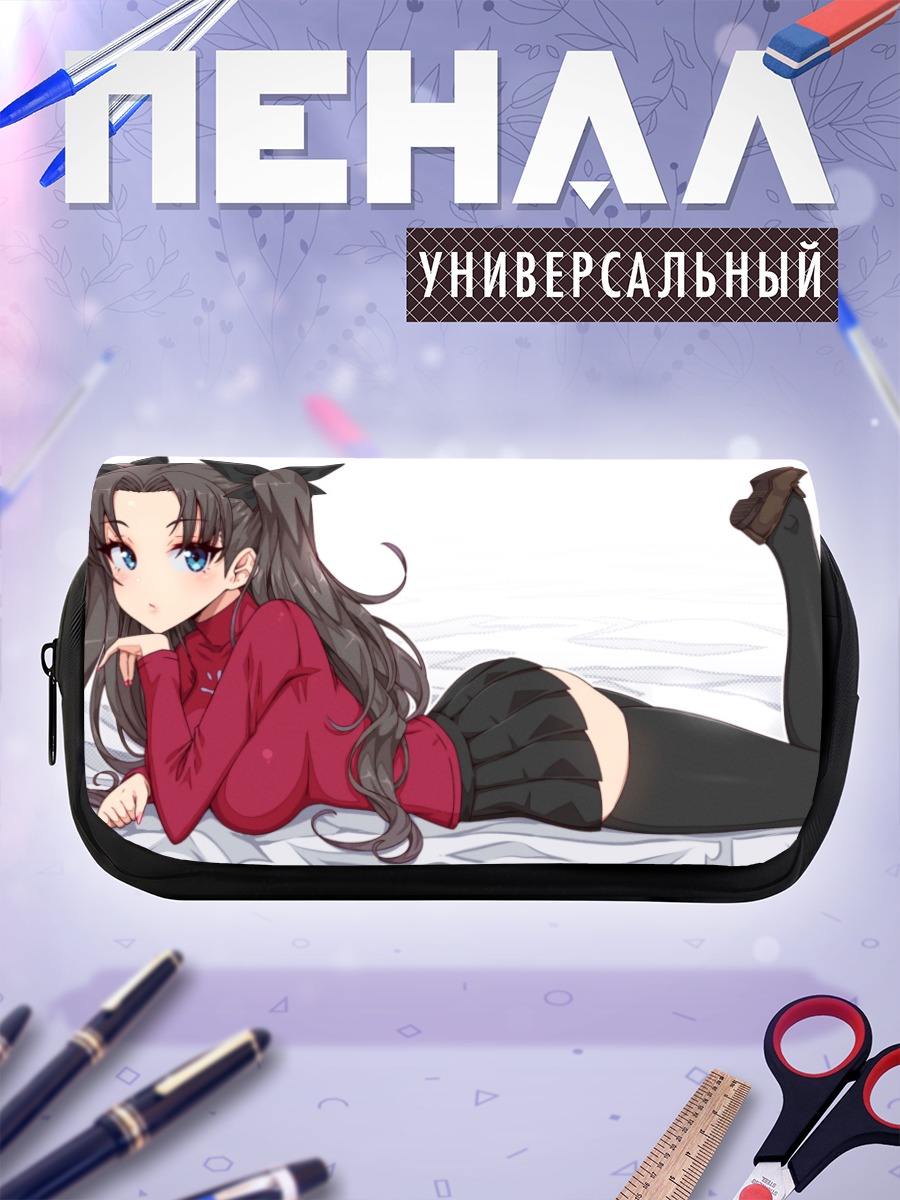 Пенал-косметичка Рин Тосака в красном