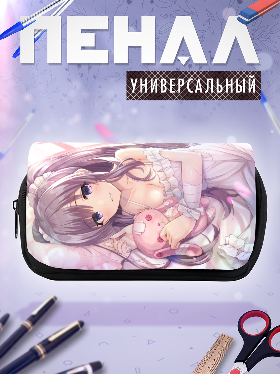 Пенал-косметичка Кирико Юкоку с игрушкой