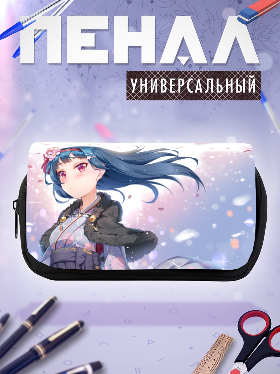 Пенал-косметичка Ёсико Цусима в лепестках