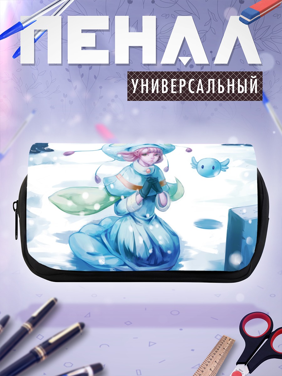 Пенал-косметичка Девушка в снегу