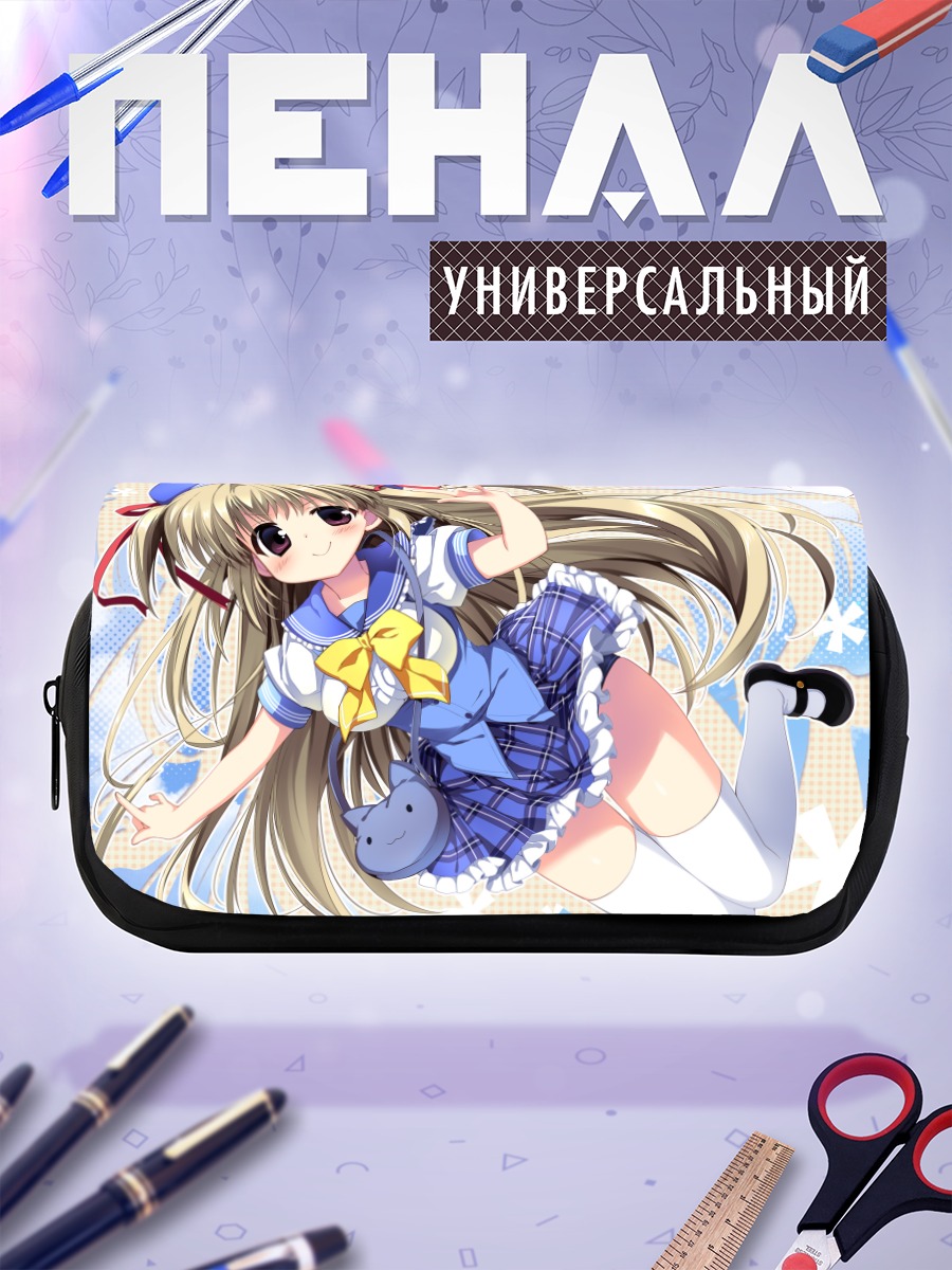 Пенал-косметичка Школьница в шляпке