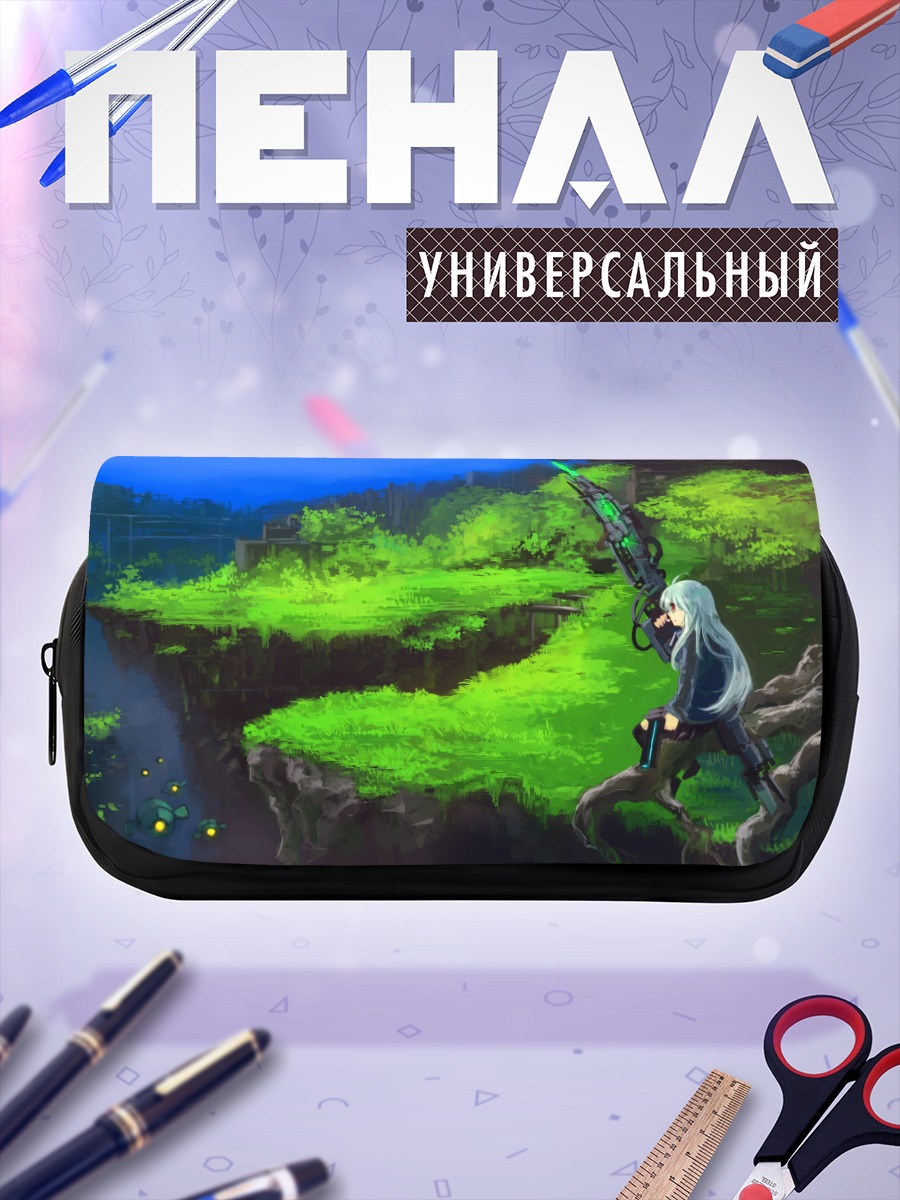 Пенал-косметичка Робот в лесу