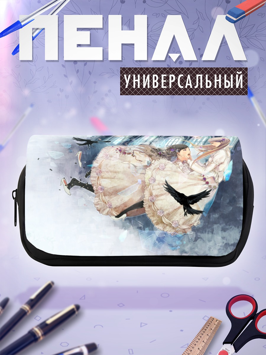 Пенал-косметичка Девушки в цветах