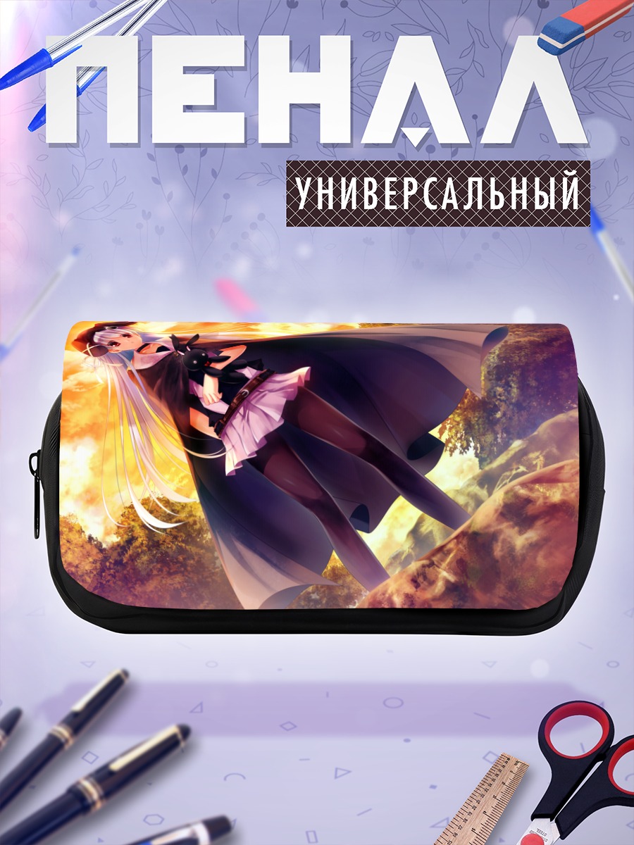 Пенал-косметичка Безымянная девушка в плаще
