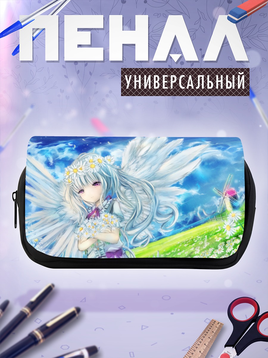 Пенал-косметичка Ангел в цветах