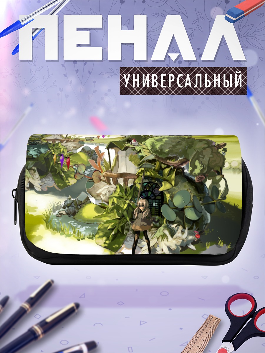 Пенал-косметичка Птица в платье