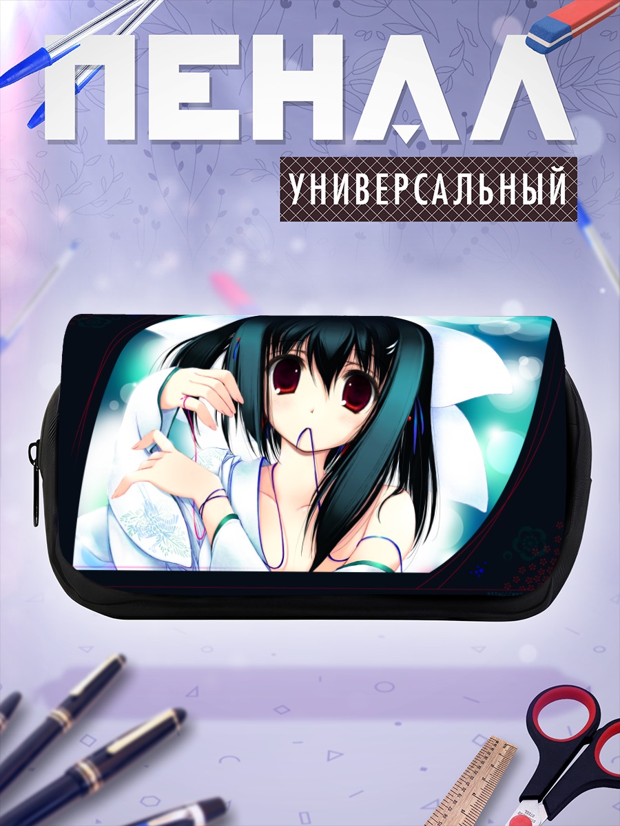Пенал-косметичка Девушка в кимоно