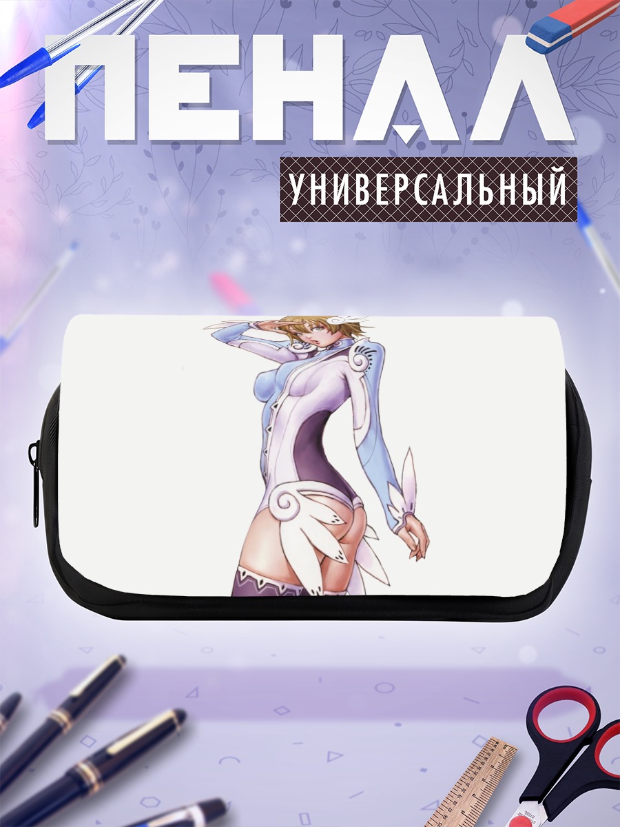 Пенал-косметичка Белая Мику Хацунэ