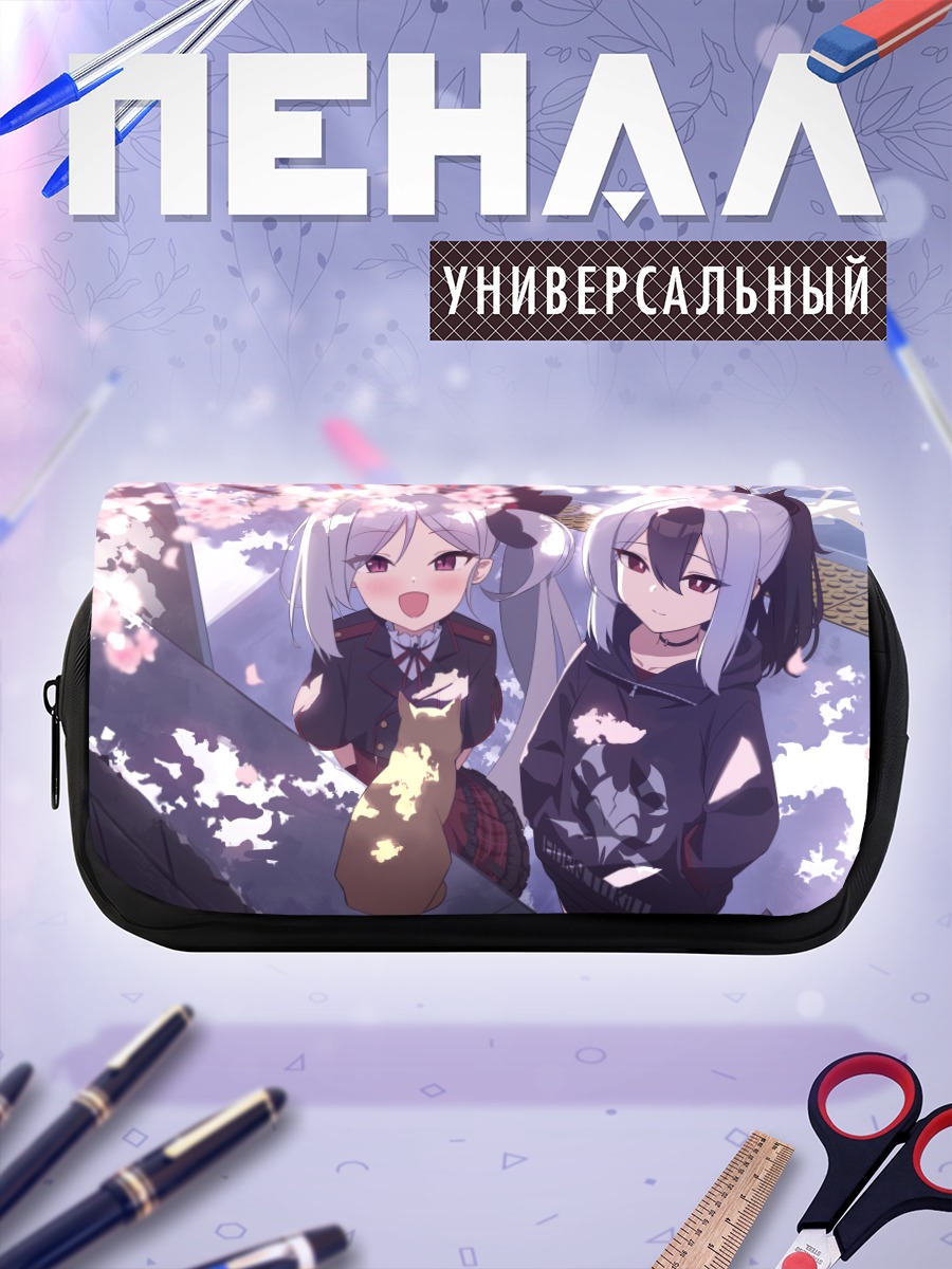 Пенал-косметичка Муцуки и Каёко в сакуре