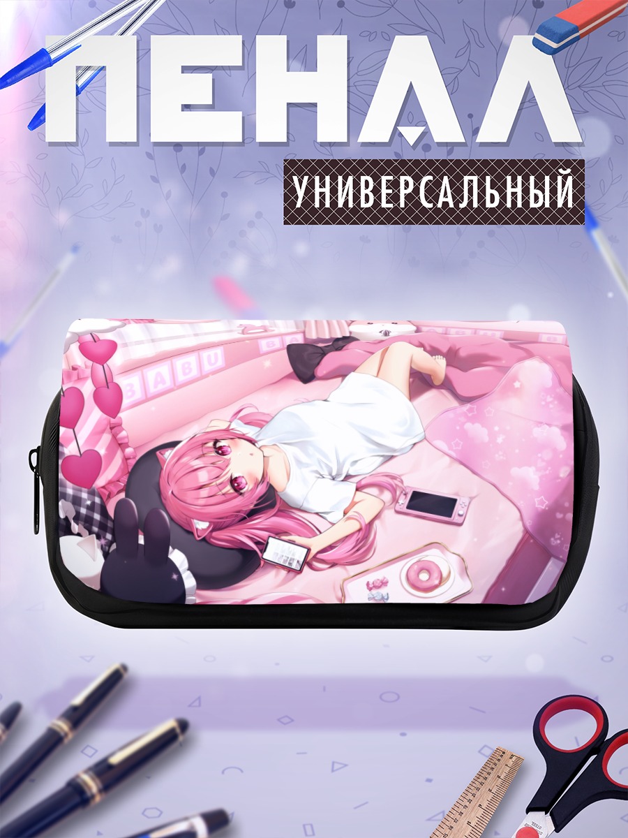 Пенал-косметичка Хеппоко Бабутаро в спальне