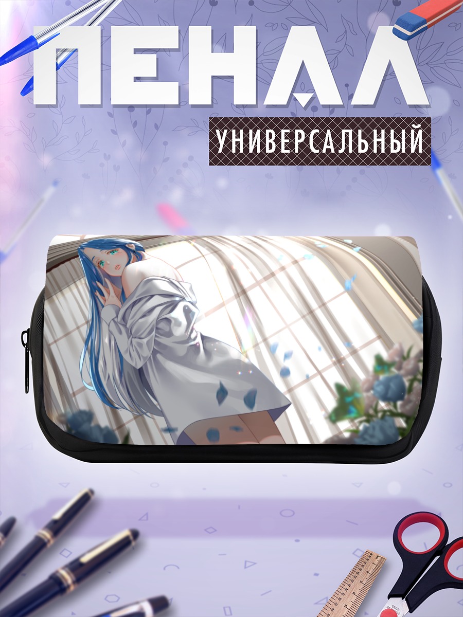 Пенал-косметичка Мику Хацунэ с розами