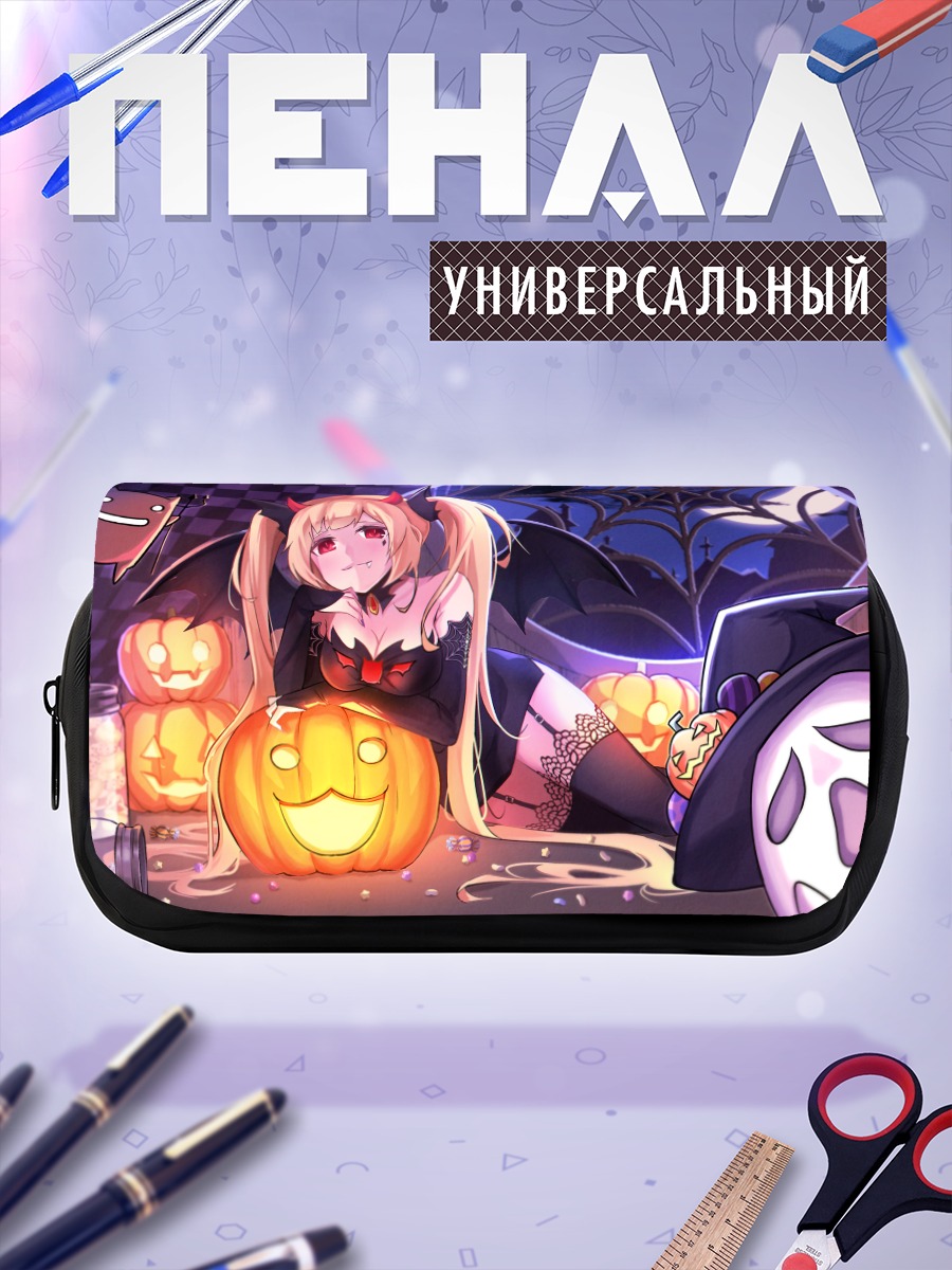 Пенал-косметичка Мику Хацунэ с тыквой
