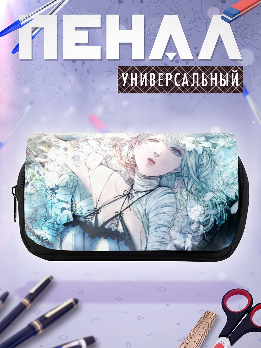 Пенал-косметичка Кайн в цветах