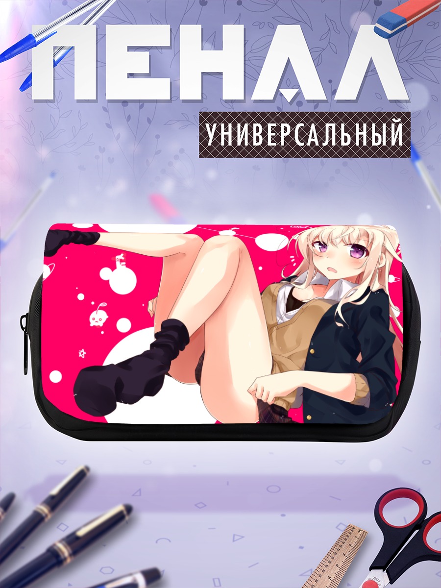 Пенал-косметичка Мизуки-тян в розовом