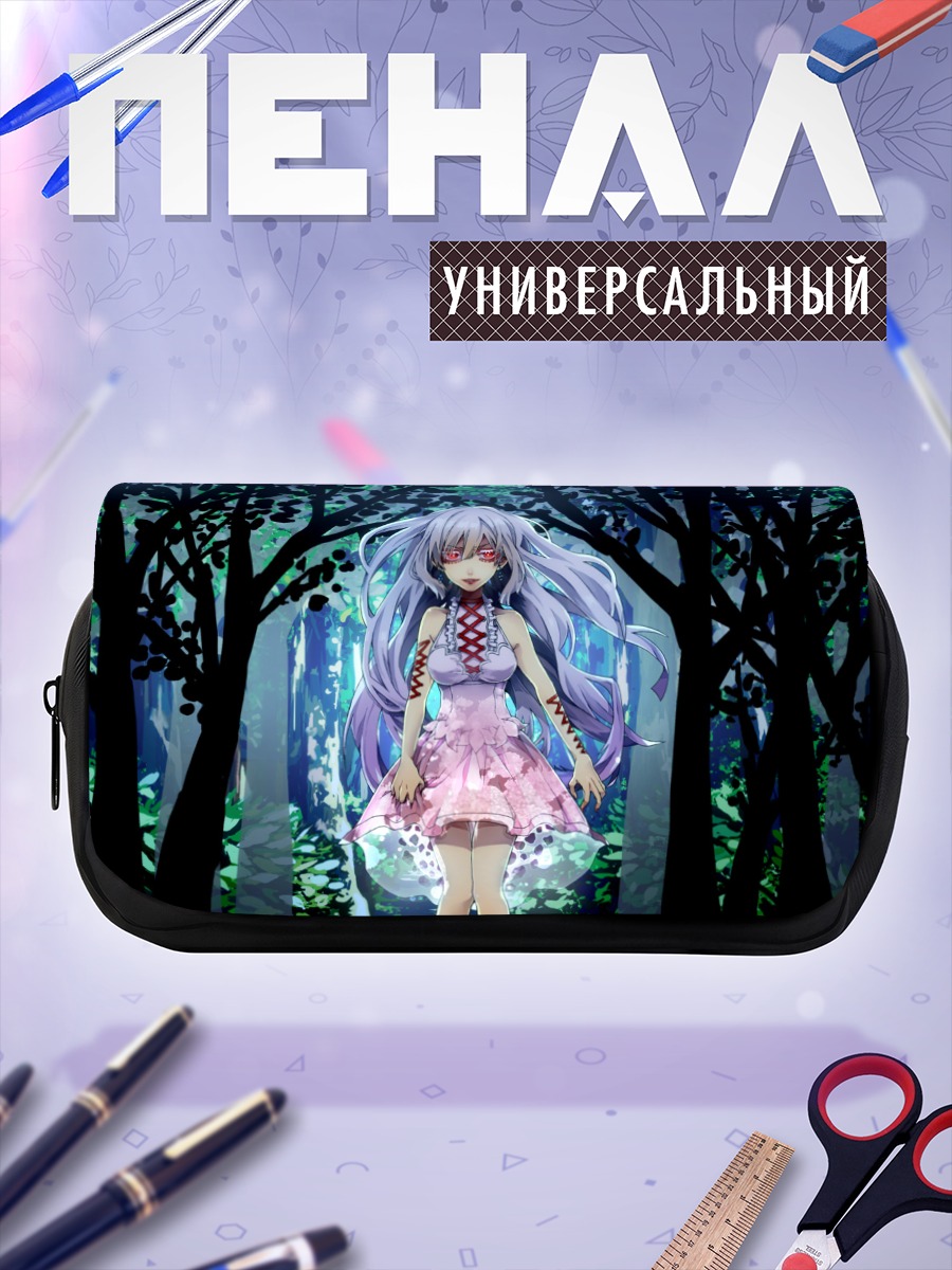 Пенал-косметичка Мику Хацунэ в лесу
