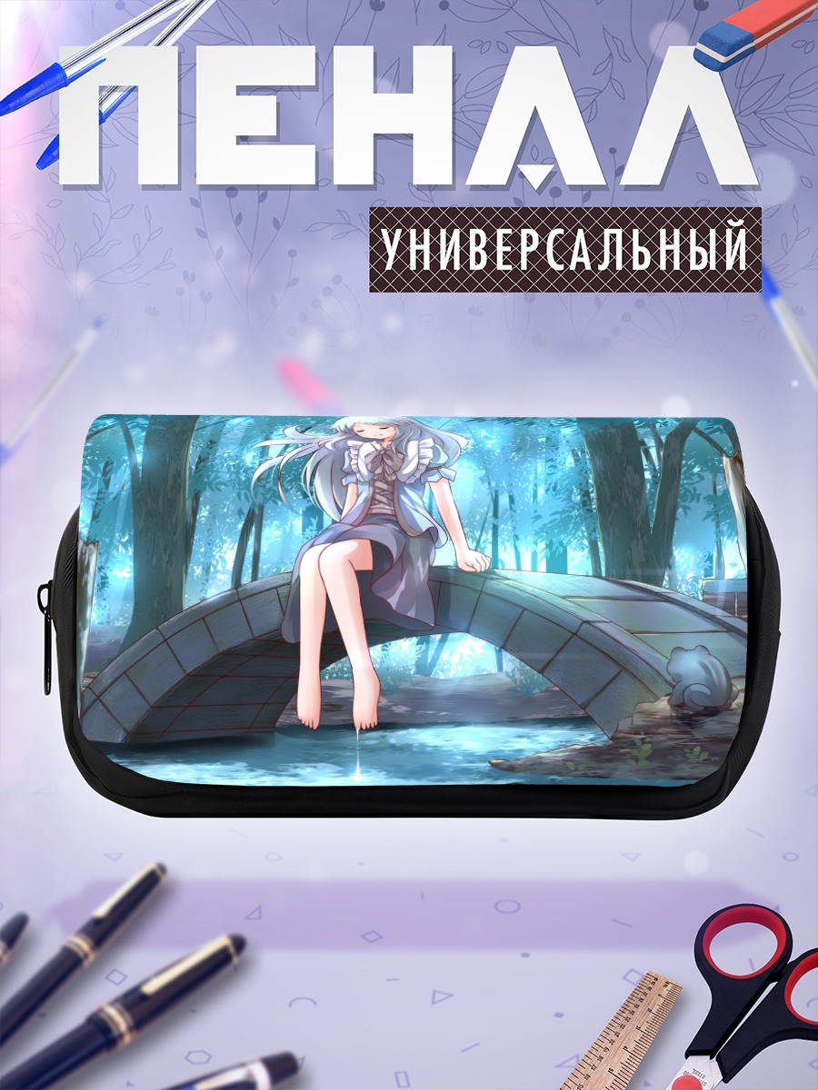 Пенал-косметичка Девушка в лесу