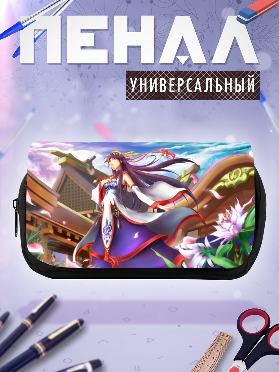 Пенал-косметичка Девушка в кимоно