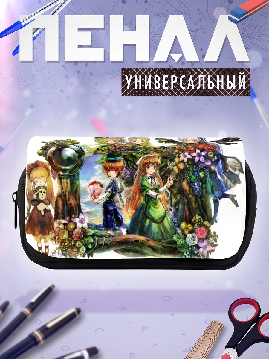 Пенал-косметичка Розен Майден в цветах
