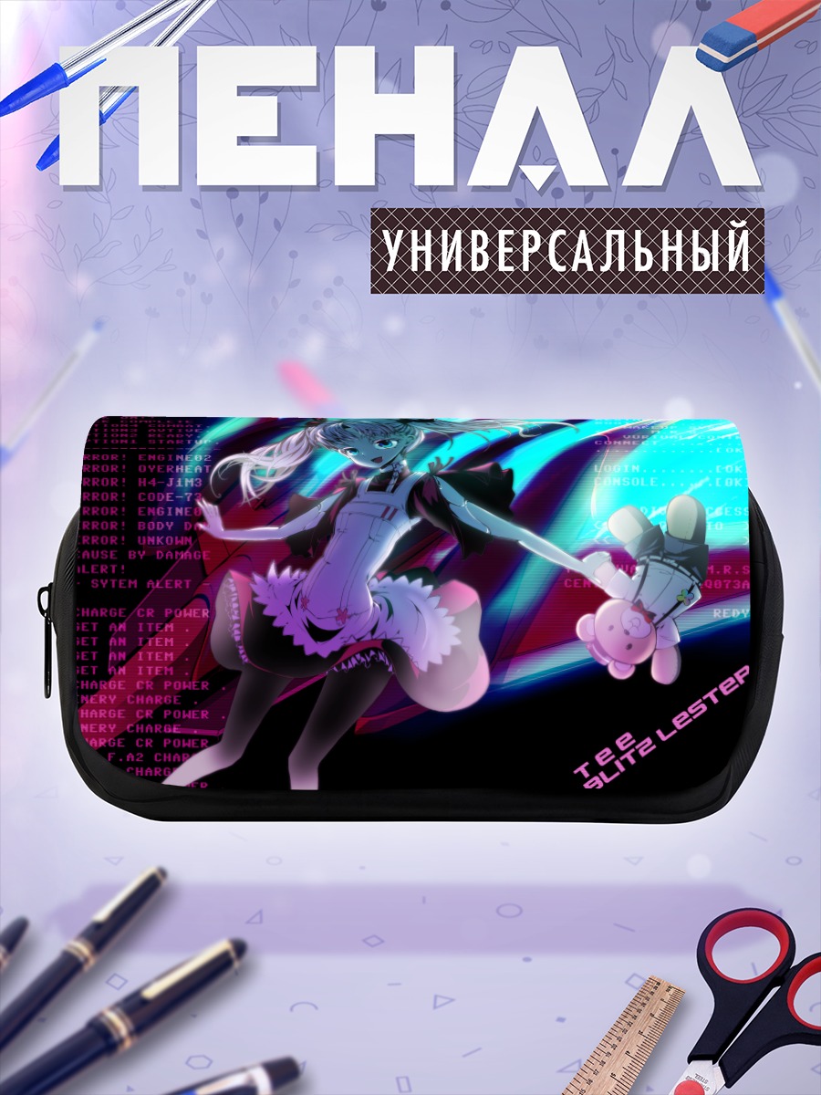 Пенал-косметичка Мику Хацунэ с мишкой