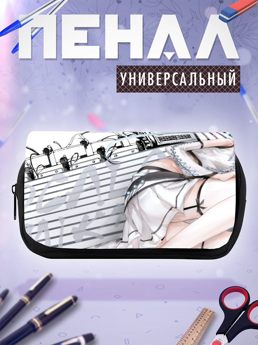 Пенал-косметичка Мику Хацунэ в проводах