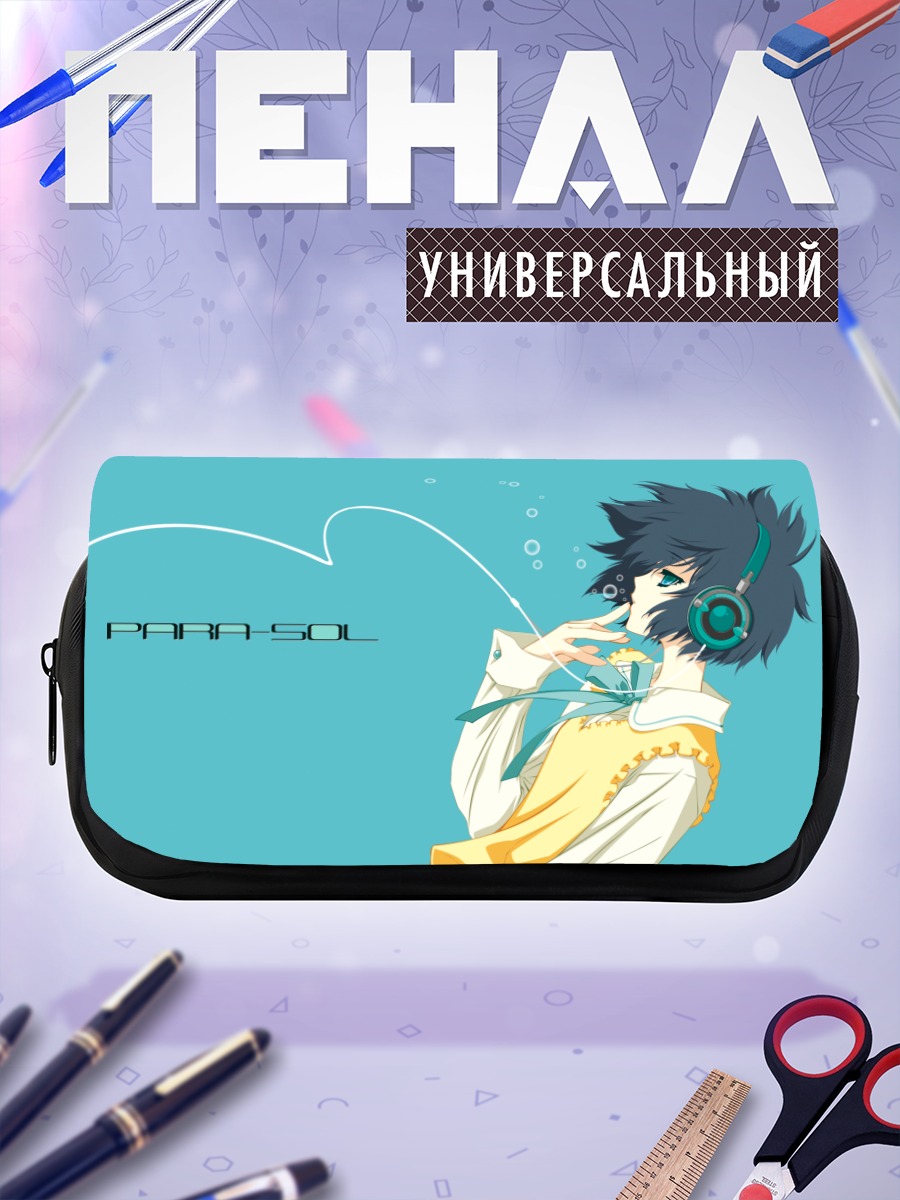 Пенал-косметичка Миу Ятабэ в наушниках