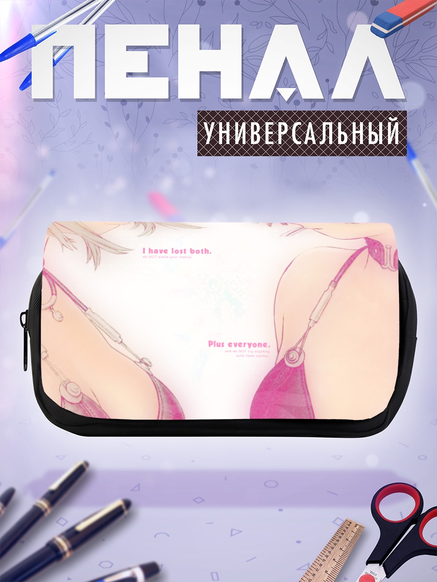 Пенал-косметичка Мику Хацунэ в розовом