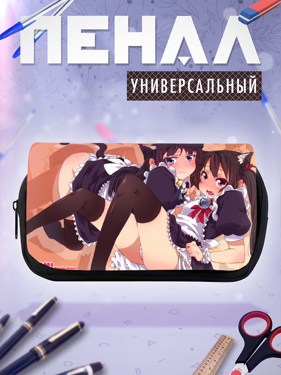 Пенал-косметичка Мио Акияма и Азуса Накано