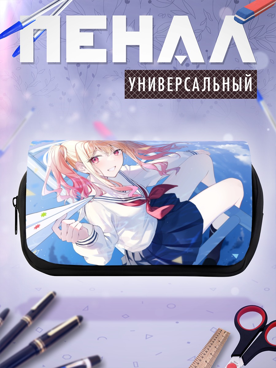 Пенал-косметичка Саки Тэнма с самолетиком