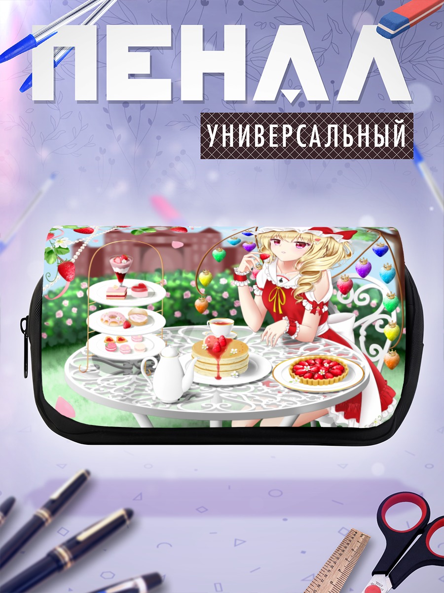 Пенал-косметичка Фландр Скарлет с десертами