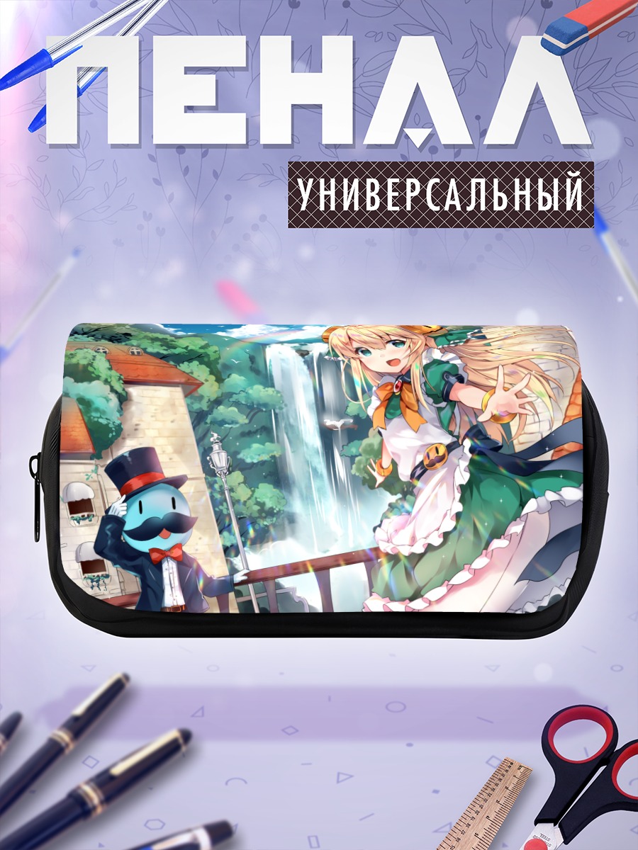 Пенал-косметичка Мику Хацунэ у водопада