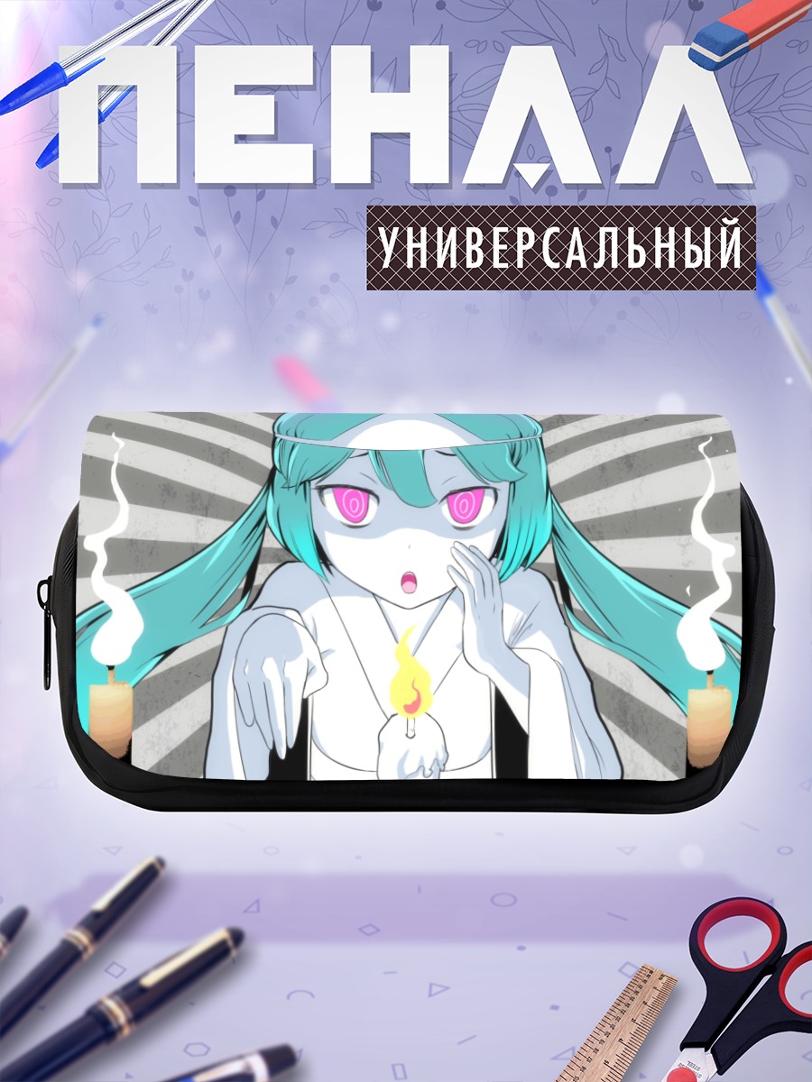 Пенал-косметичка Мику Хацунэ с иконами