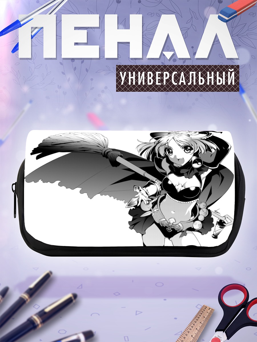 Пенал-косметичка Ведьма на метле