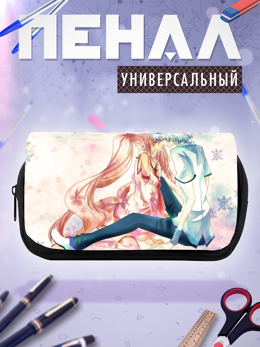 Пенал-косметичка Мику Хацунэ и Микуо