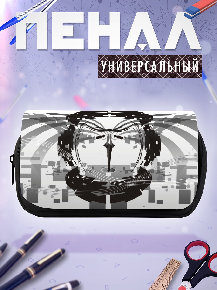 Пенал-косметичка Мику Хацунэ в графике