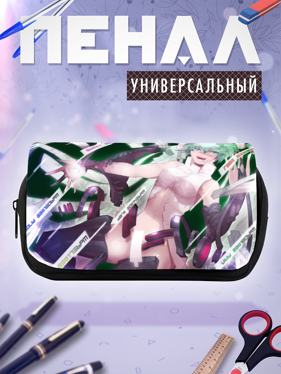 Пенал-косметичка Мику Хацунэ в движении