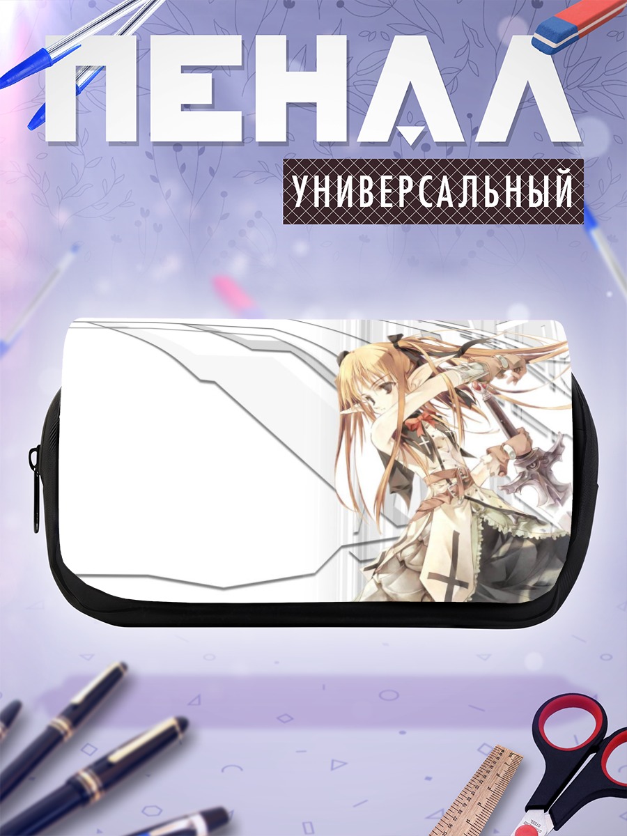 Пенал-косметичка Девушка с ушками