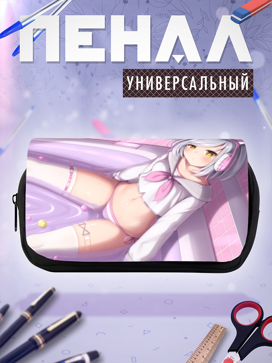 Пенал-косметичка Девушка в ванне
