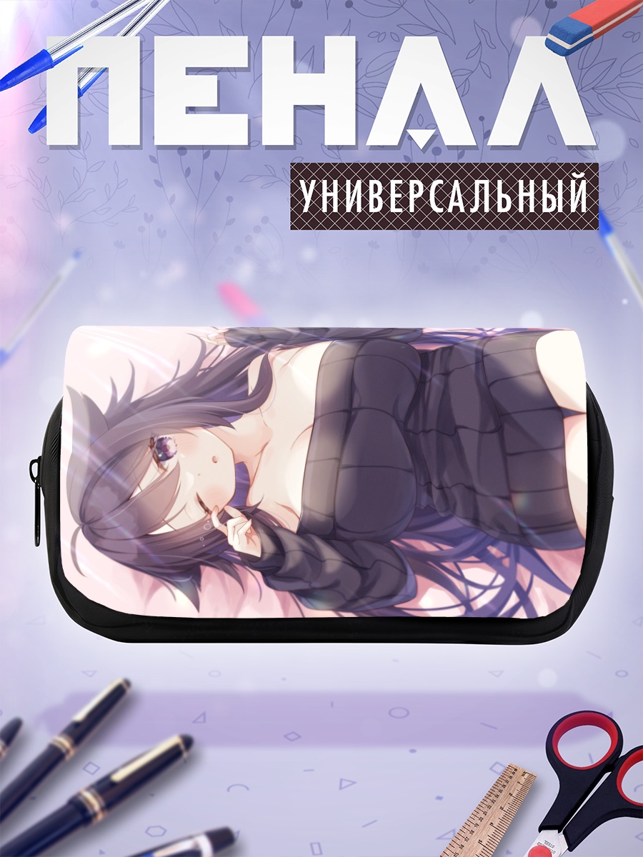 Пенал-косметичка Девушка с ушками