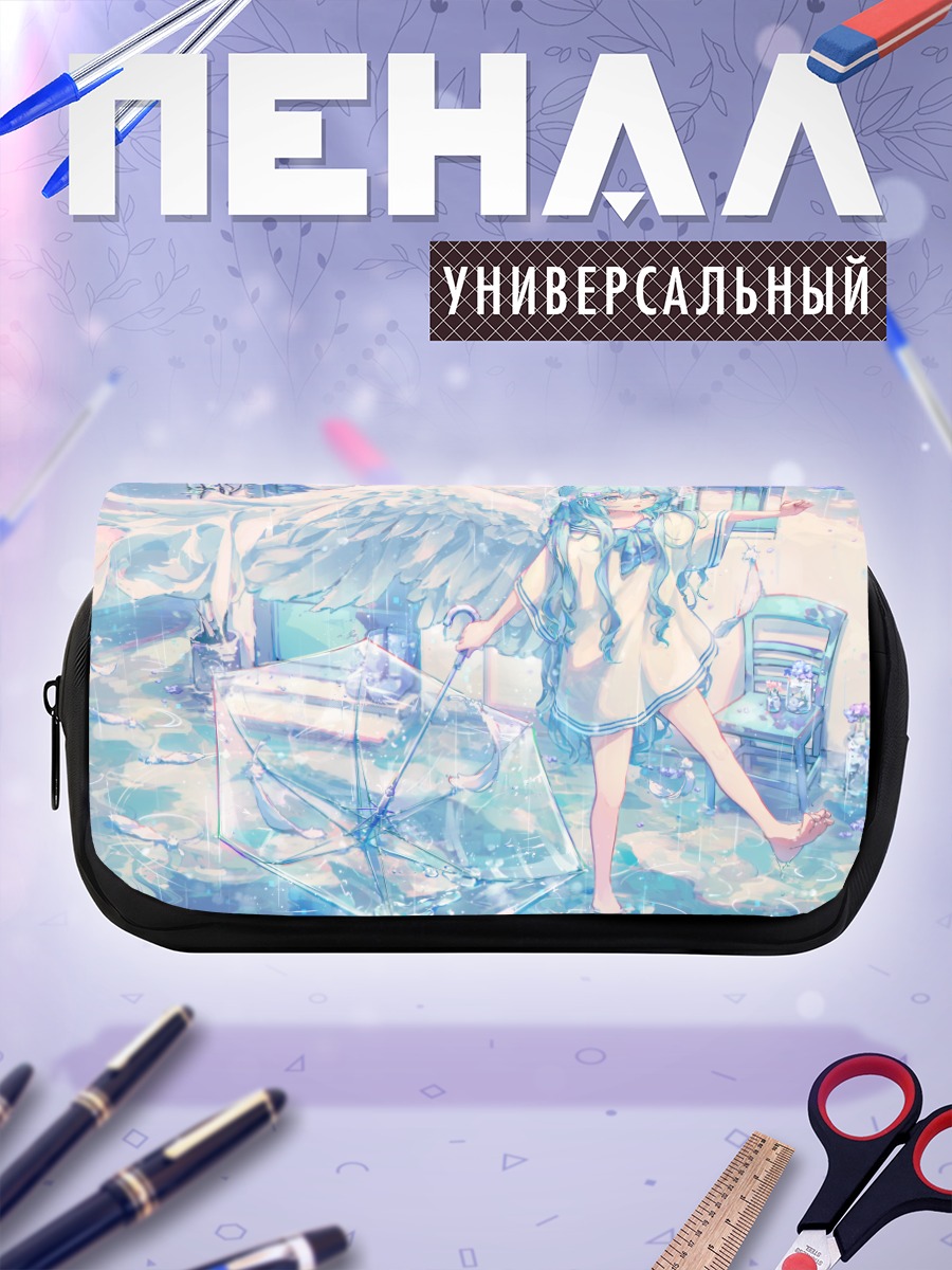 Пенал-косметичка Ангел в цветах