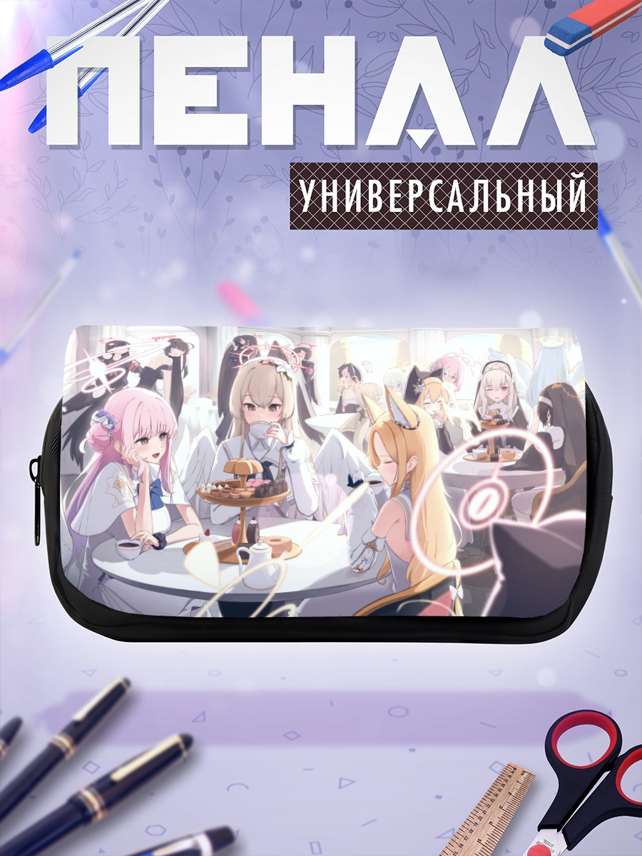 Пенал-косметичка Хасуми Ханекава в кафе