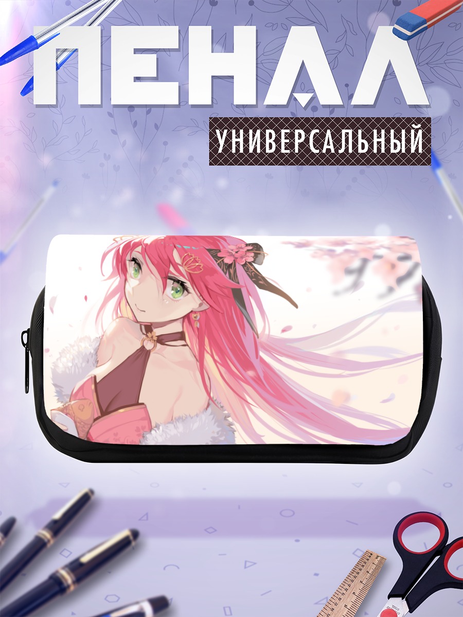 Пенал-косметичка Сакура Мико в цветах