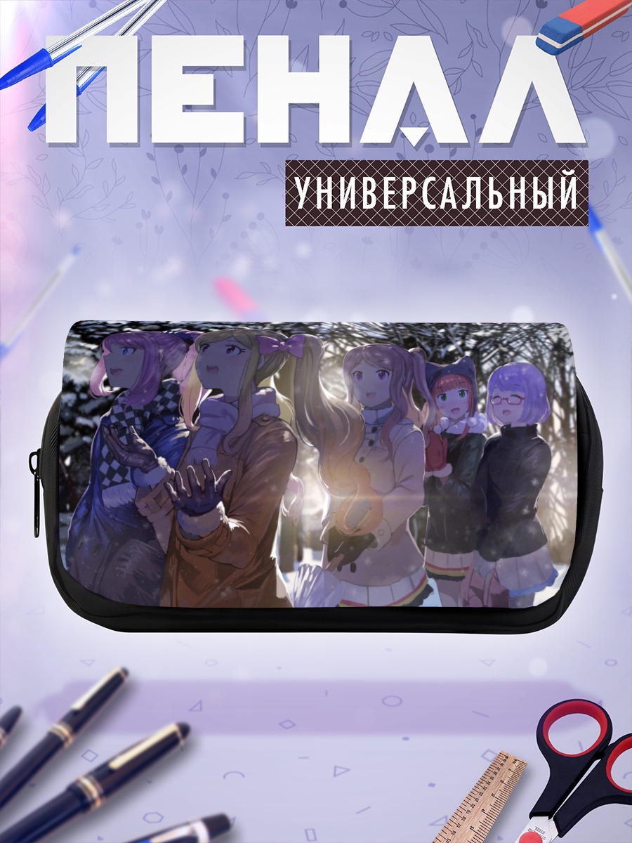 Пенал-косметичка Звезды Айкацу в снегу