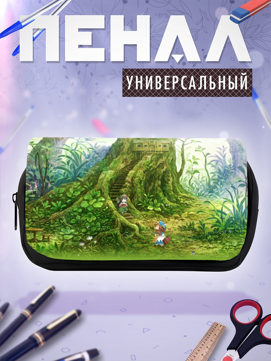 Пенал-косметичка Хакумей и Микочи в лесу