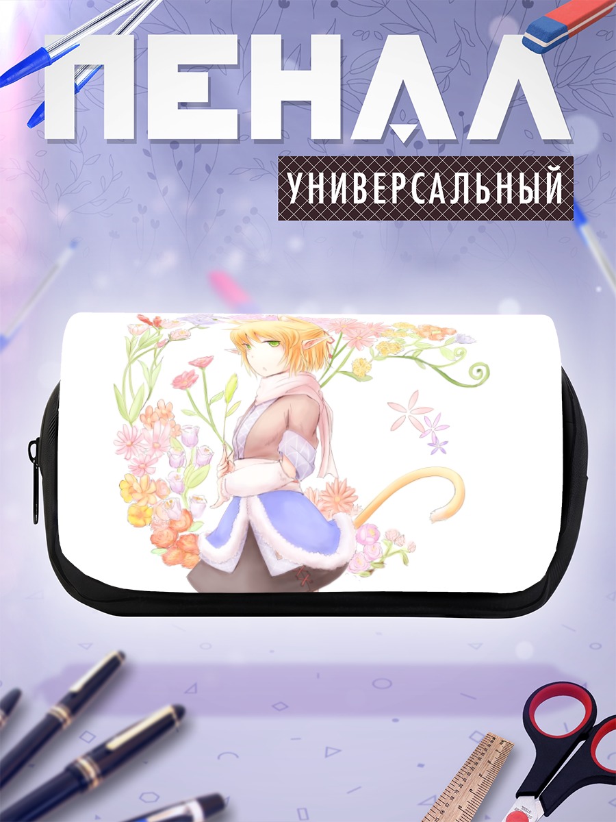 Пенал-косметичка Парси Мидзухаши в цветах