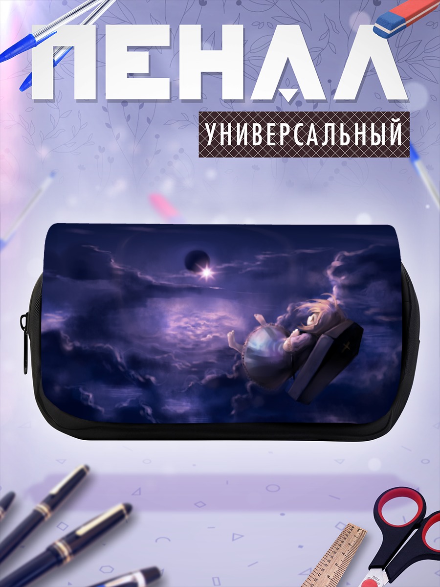 Пенал-косметичка Мику Хацунэ в облаках