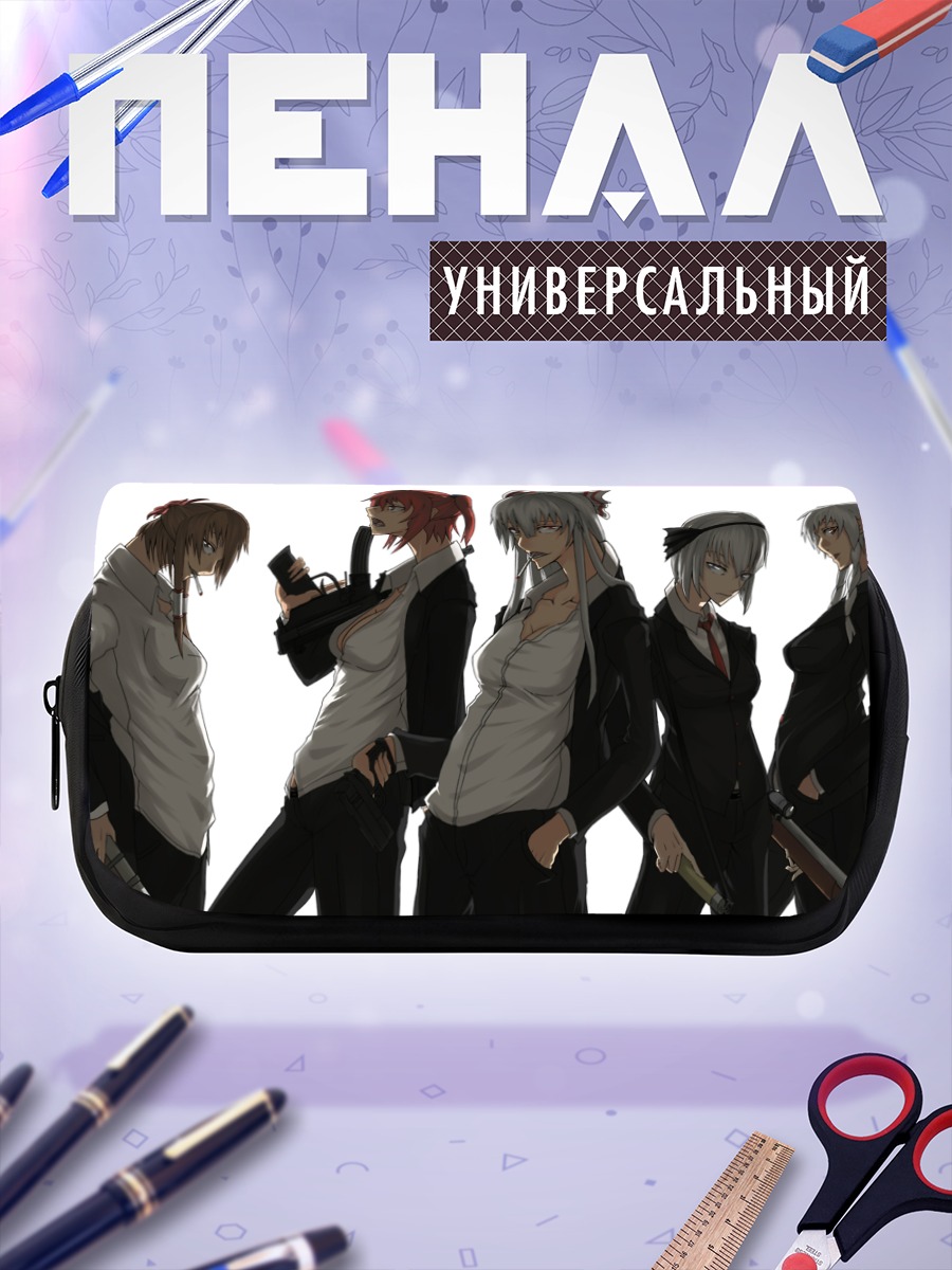 Пенал-косметичка Рейму Хакурей и подруги
