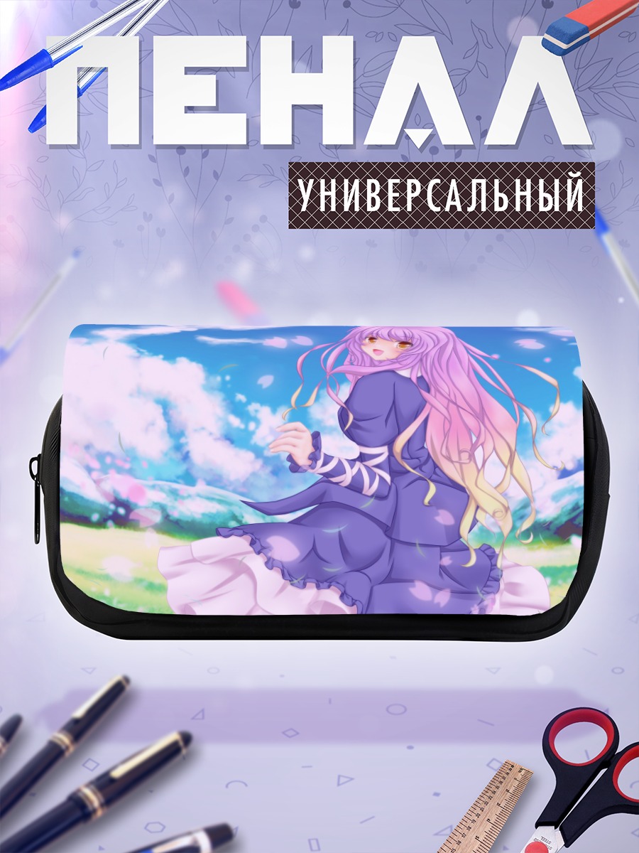 Пенал-косметичка Бякурен Хидзири в лепестках