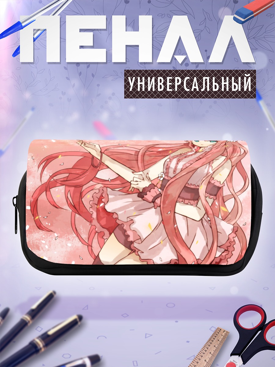 Пенал-косметичка Лука Мегурин в цветах
