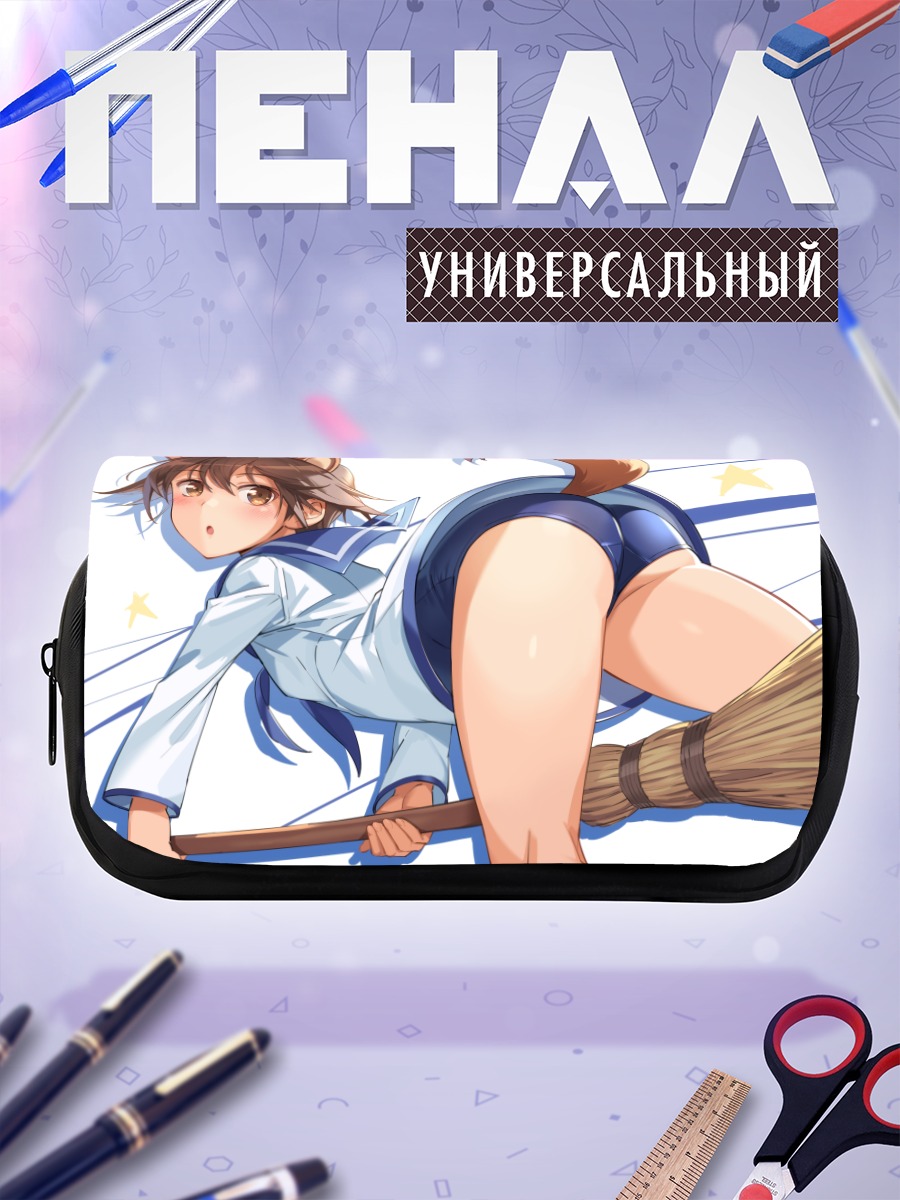 Пенал-косметичка Йошика Мияфудзи на метле